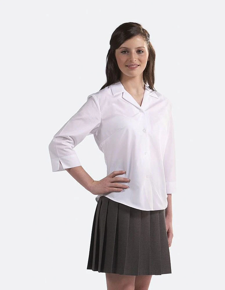 Blouses - Fitted Cut - Non Iron Revere Collar - Twin Pack - Image 3
