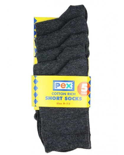 Socks - Cotton Rich - Ankle 5 Pair Pack - Image 3