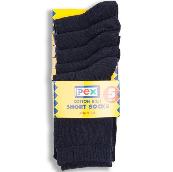 Socks - Cotton Rich - Ankle 5 Pair Pack - Image 5